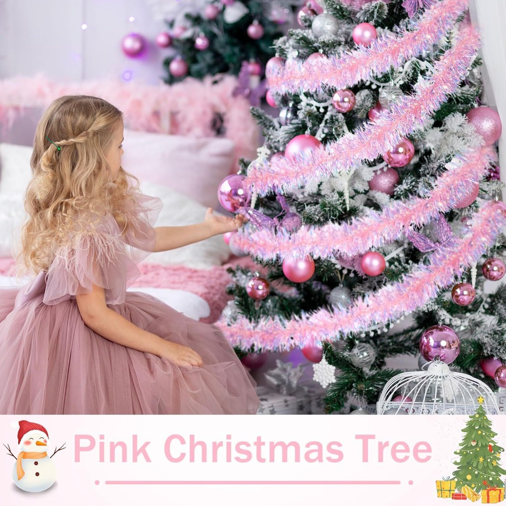 2M/9CM แถบตกแต่งคริสต์มาส แถบห - Tinsel Garland Decoration บทวิจารณ์และราคา