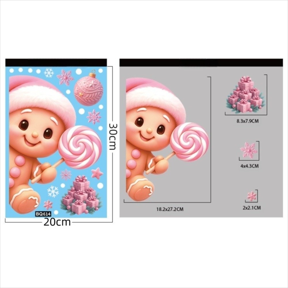 สติกเกอร์ติดกระจก PVC ลายเกล็ด - Snowflake Window Decal บทวิจารณ์และราคา