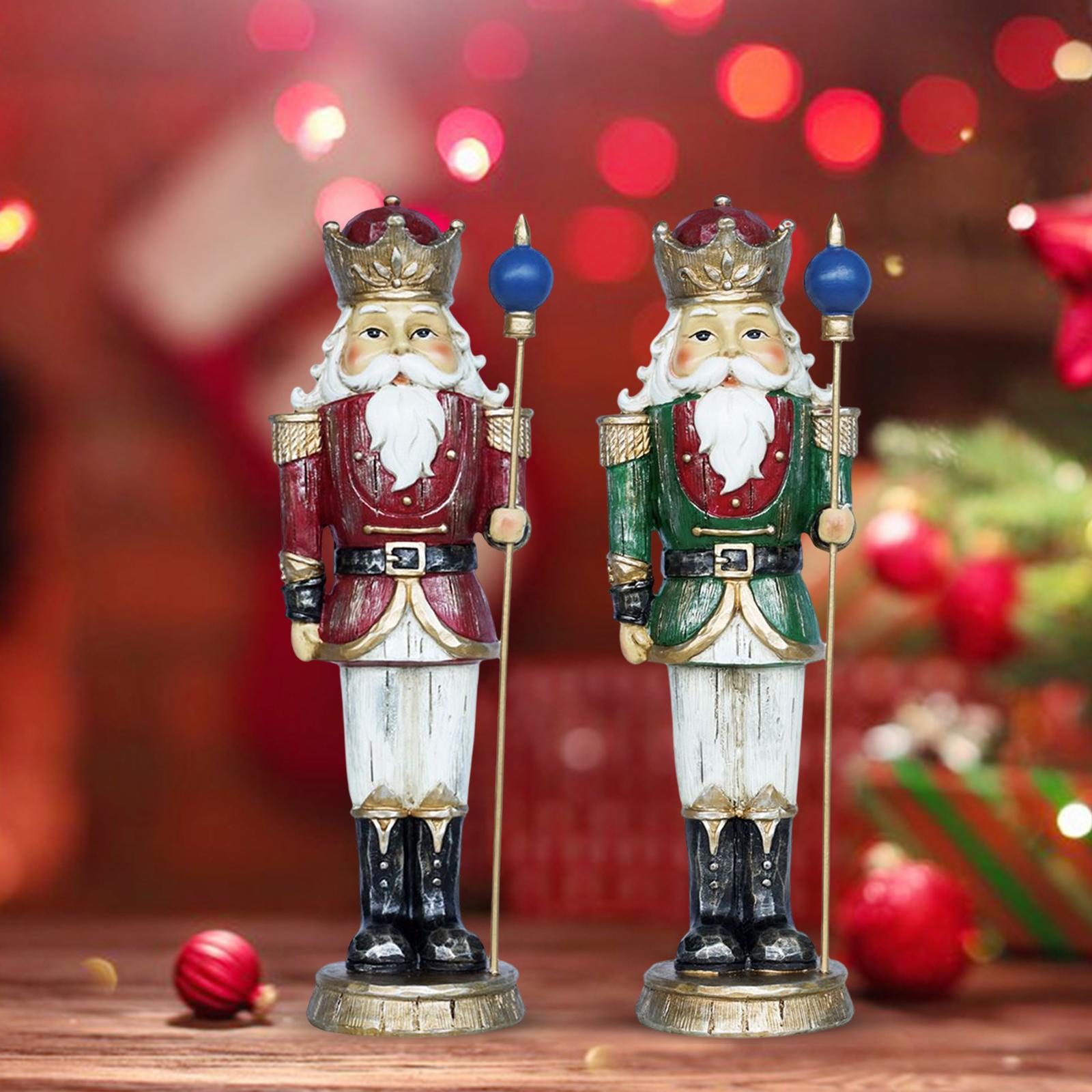 10 นิ้วเรซิ่นคริสต์มาส Nutcrac - Nutcracker Figurine บทวิจารณ์และราคา