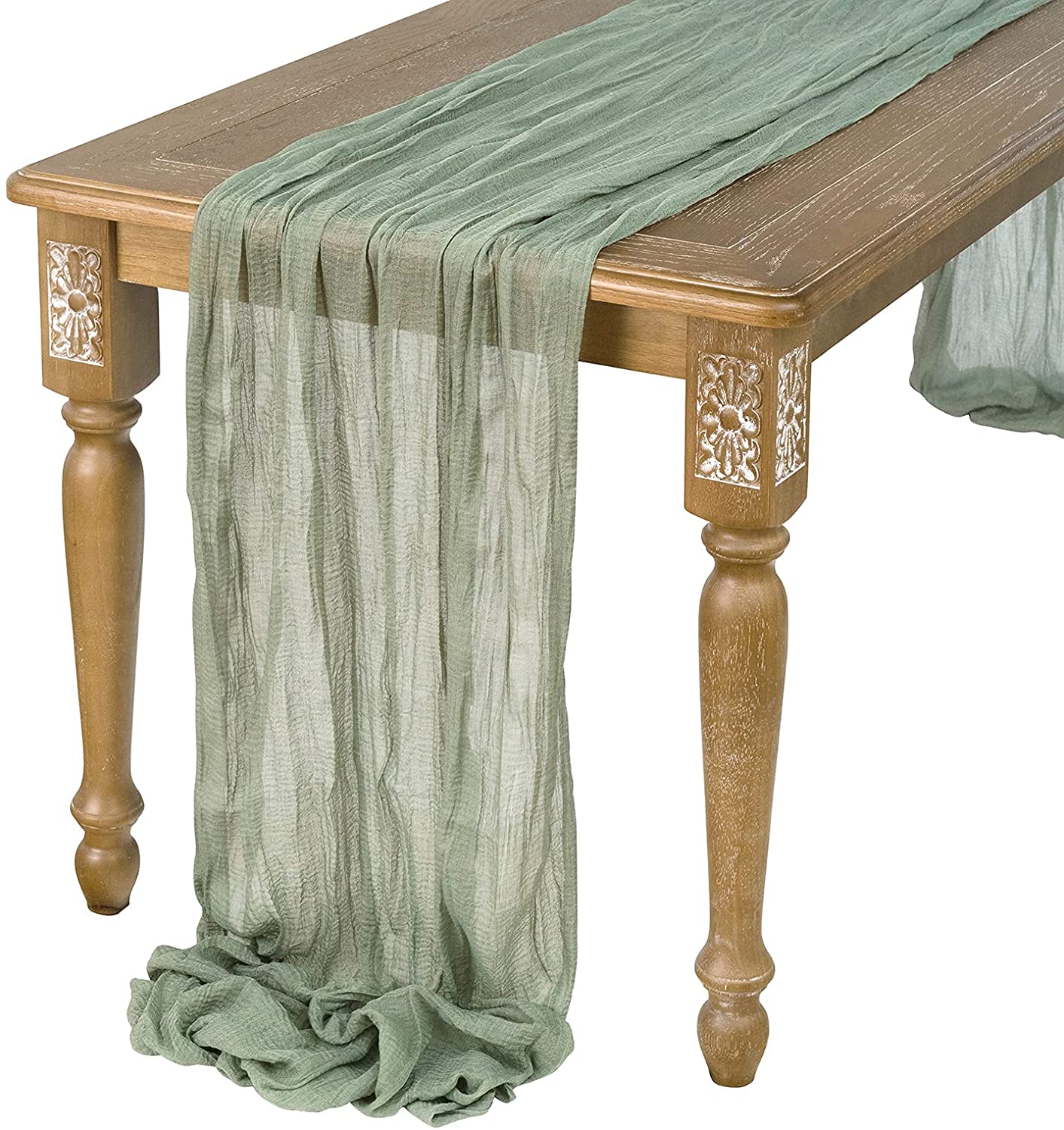 ผ้าโปร่งสำหรับงานเลี้ยงงานแต่ง - Christmas Table Runner บทวิจารณ์และราคา