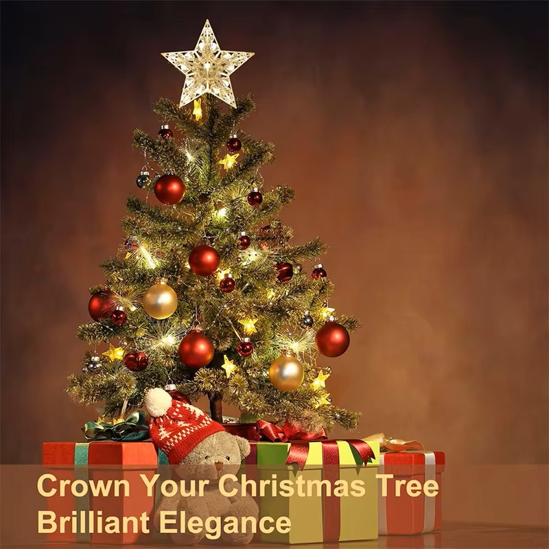 ดาวประดับยอดต้นคริสต์มาสขนาด 1 - Star Tree Topper บทวิจารณ์และราคา
