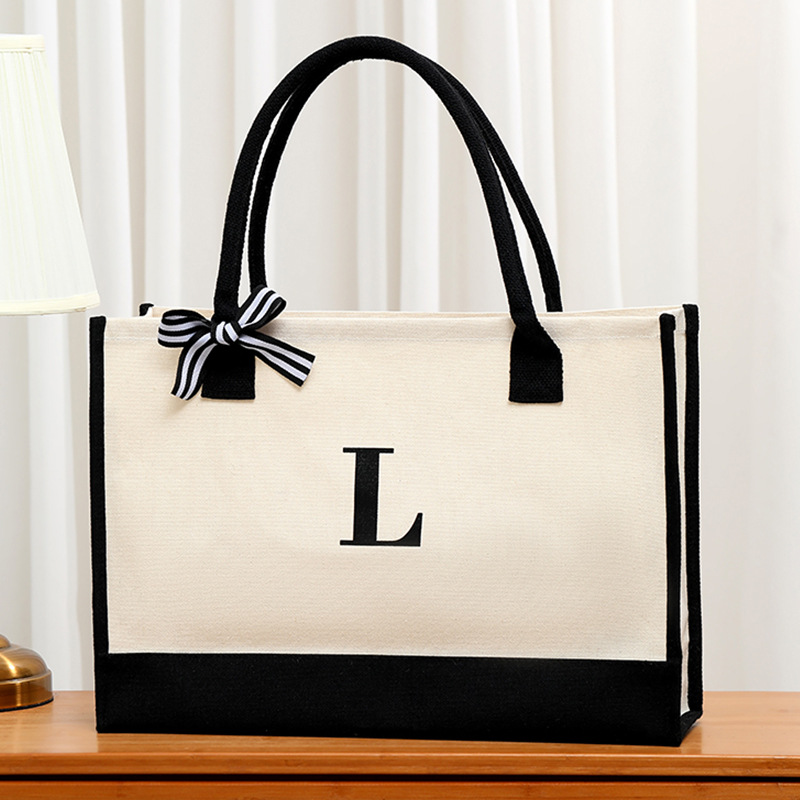 ผ้าใบเรียบง่าย Tote กระเป๋าผู้ - Ribbon Bow Gift บทวิจารณ์และราคา