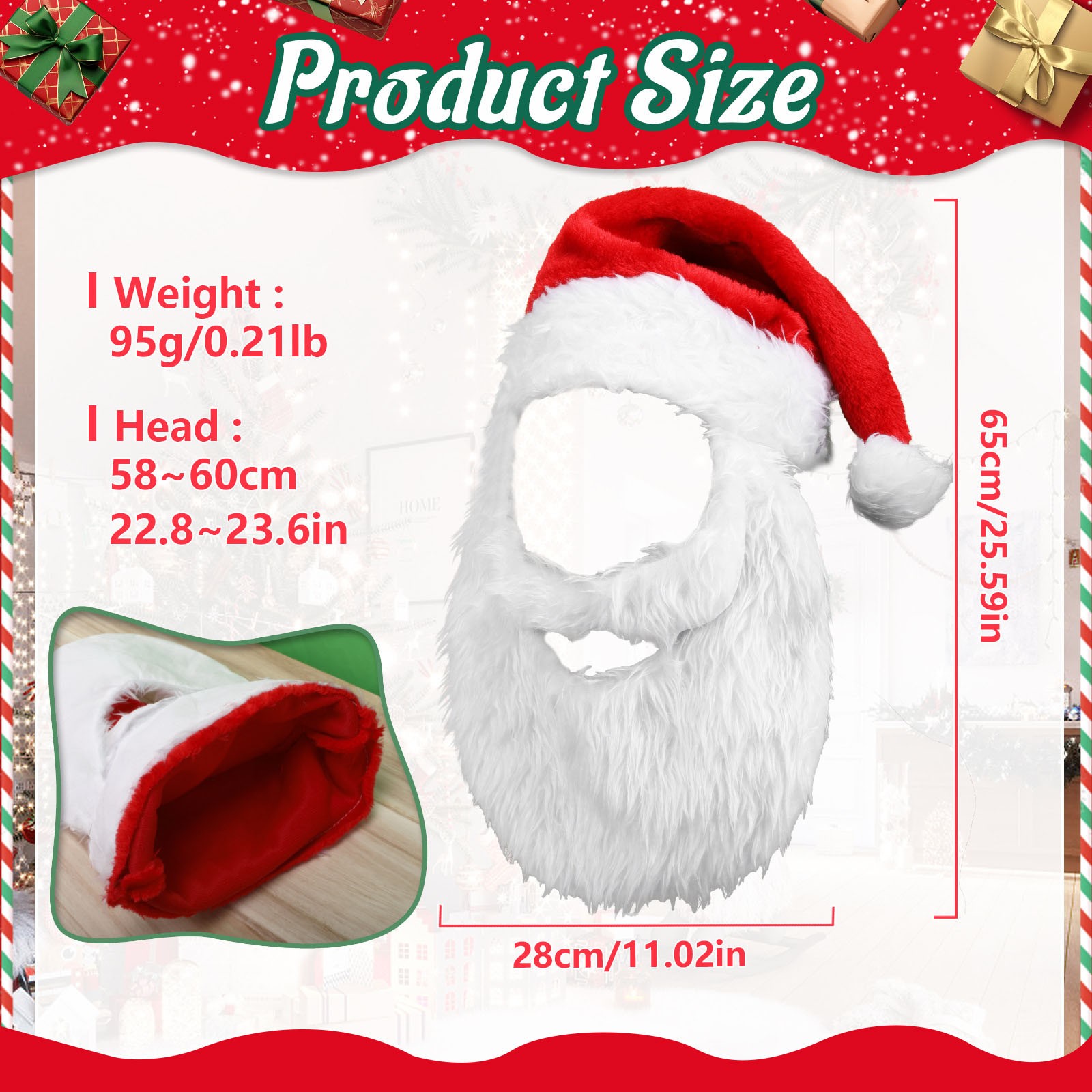 ใหม่ผู้ใหญ่ Ball Plush หมวกคริ - Santa Hat Plush บทวิจารณ์และราคา