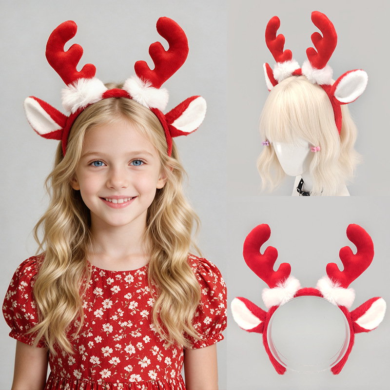 ที่คาดผมเขากวางเรนเดียร์คริสต์ - Reindeer Antlers Headband บทวิจารณ์และราคา