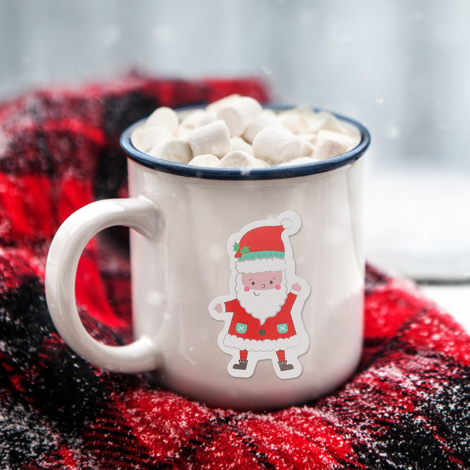 สติกเกอร์คริสต์มาสแบบมีกาวในตั - Snowflake Window Decal บทวิจารณ์และราคา
