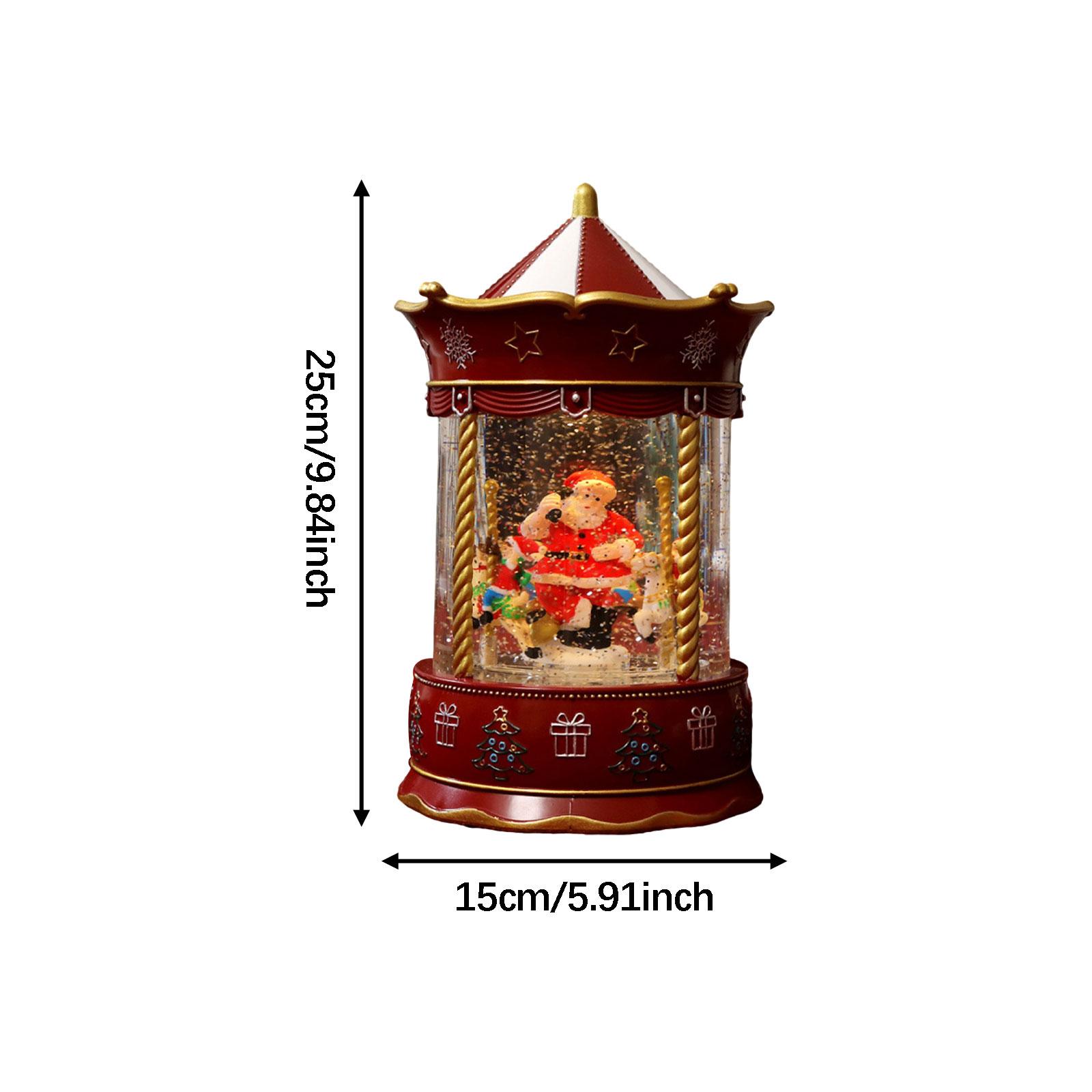 กล่องดนตรีลูกโลกหิมะตกแต่งคริส - Snow Globe Musical บทวิจารณ์และราคา