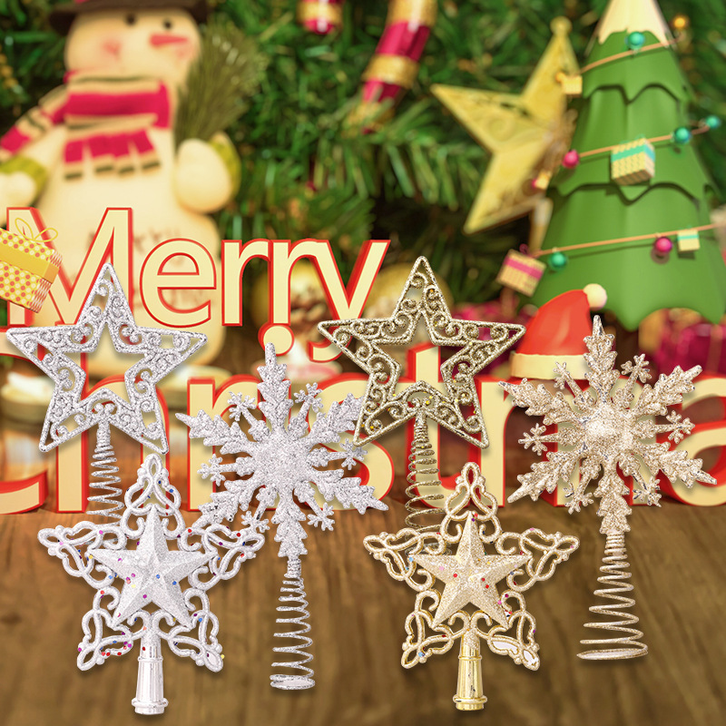 Glitter Christmas Tree Topper  - Star Tree Topper บทวิจารณ์และราคา