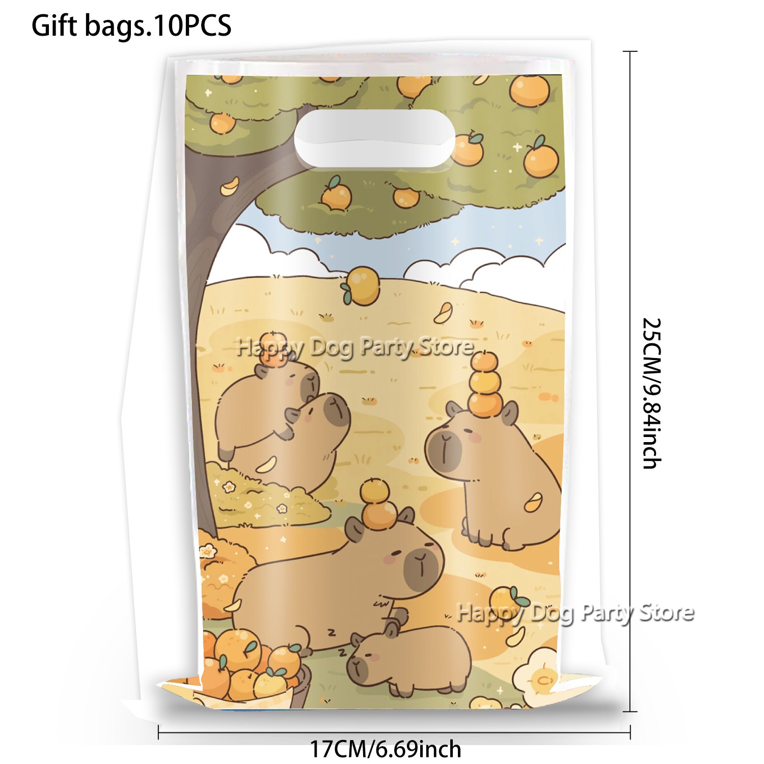 การ์ตูน Capybara Party Supplie - Gift Box Wrap Set บทวิจารณ์และราคา