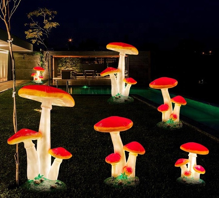 รูปปั้นเห็ดจำลองขนาดเท่าของจริ - Christmas Lights Outdoor บทวิจารณ์และราคา
