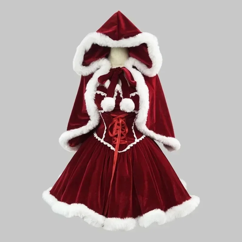 ชุดคลุมสีแดงปีใหม่ คอสเพลย์ ชุ - Elf Costume Christmas บทวิจารณ์และราคา