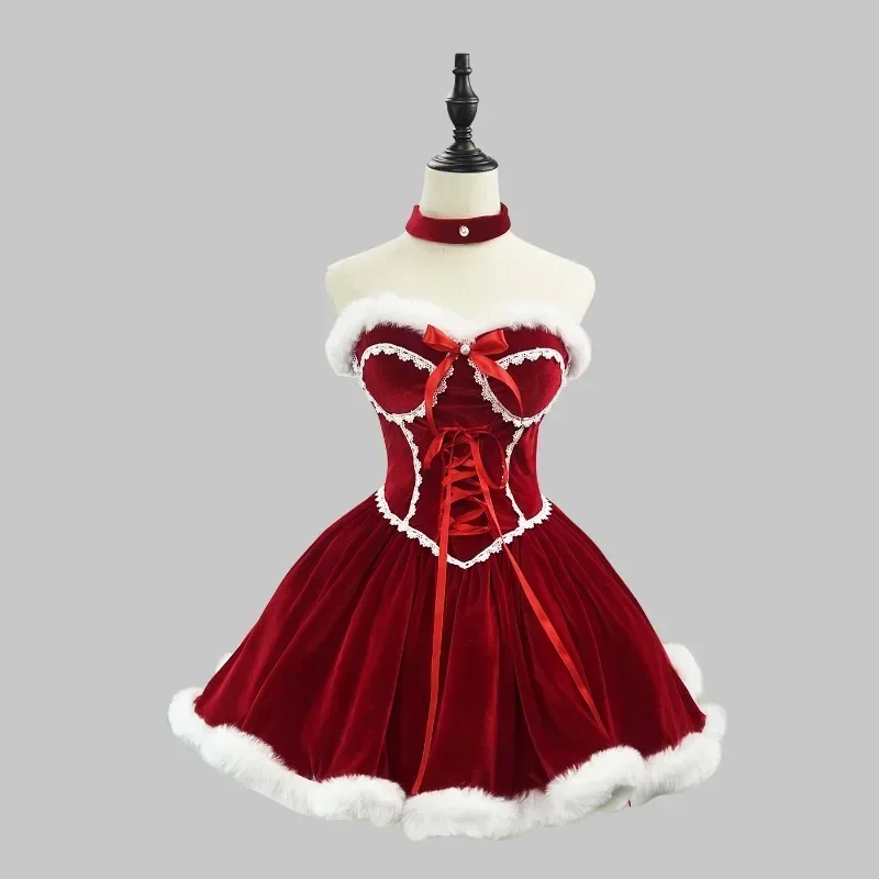 ชุดคลุมสีแดงปีใหม่ คอสเพลย์ ชุ - Elf Costume Christmas บทวิจารณ์และราคา
