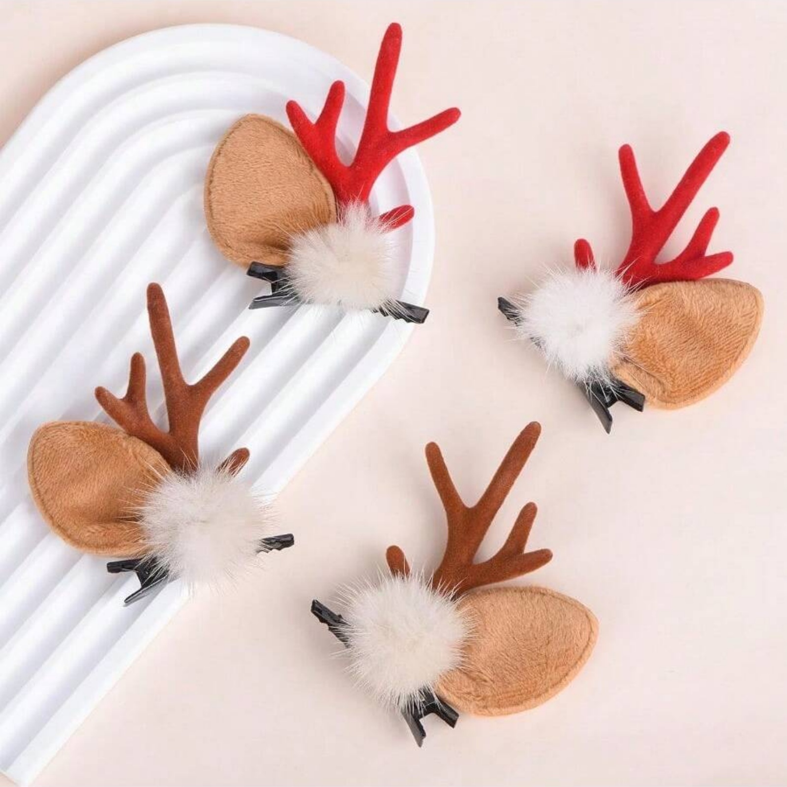 กิ๊บติดผมเขากวางเรนเดียร์คริสต - Reindeer Antlers Headband บทวิจารณ์และราคา
