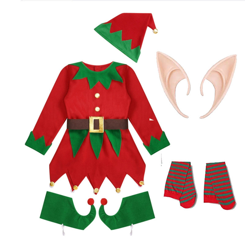 คริสต์มาส Elf เครื่องแต่งกายเด - Elf Costume Christmas บทวิจารณ์และราคา
