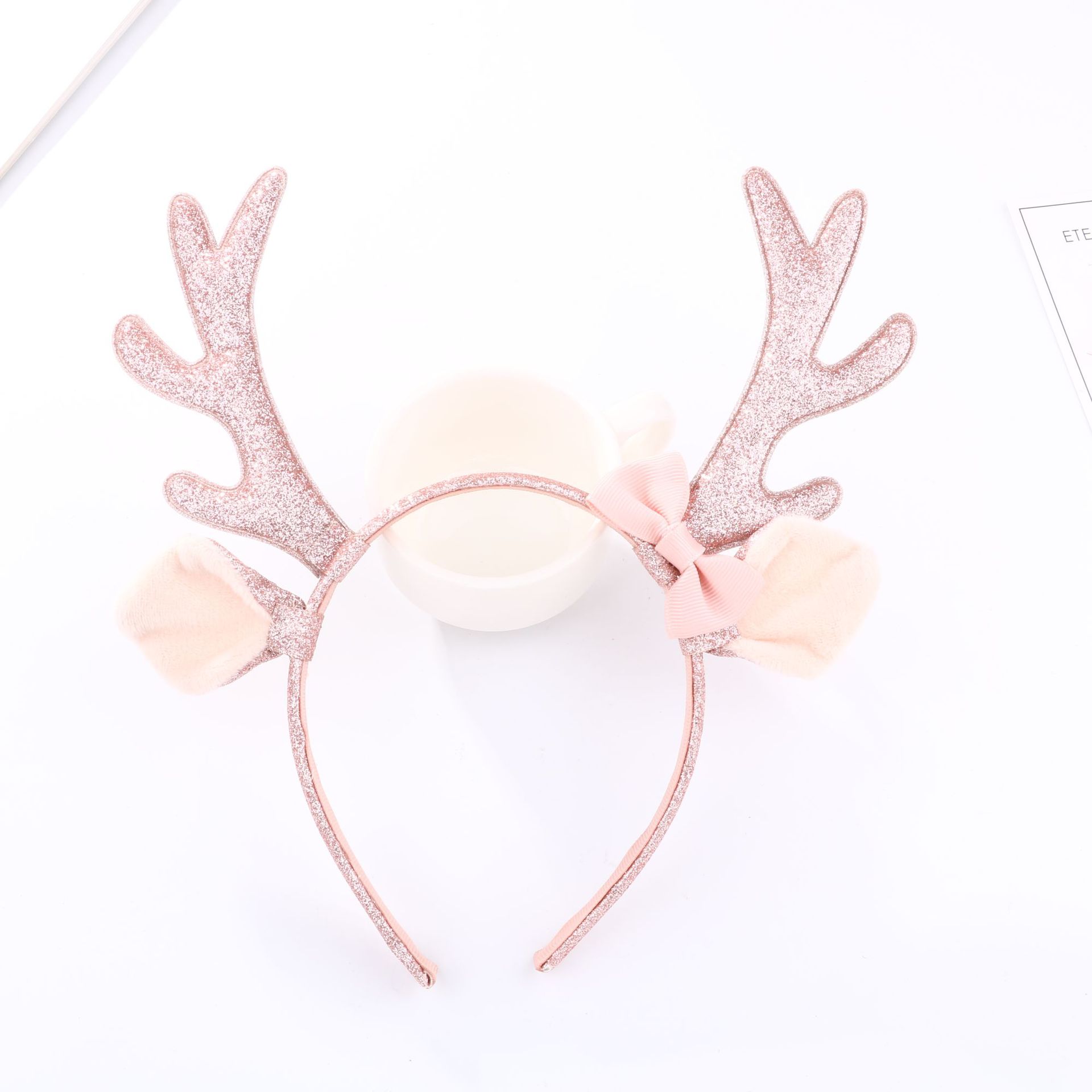 ที่คาดผมรูปเขากวางเรนเดียร์สีช - Reindeer Antlers Headband บทวิจารณ์และราคา