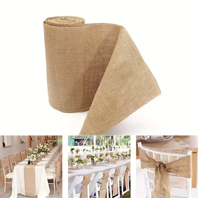 ผ้ากระสอบสีเบจแบบม้วน ดีไซน์ให - Christmas Table Runner บทวิจารณ์และราคา