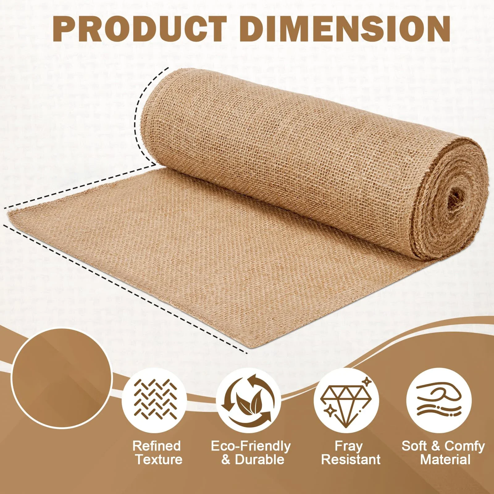 ผ้ากระสอบสีเบจแบบม้วน ดีไซน์ให - Christmas Table Runner บทวิจารณ์และราคา