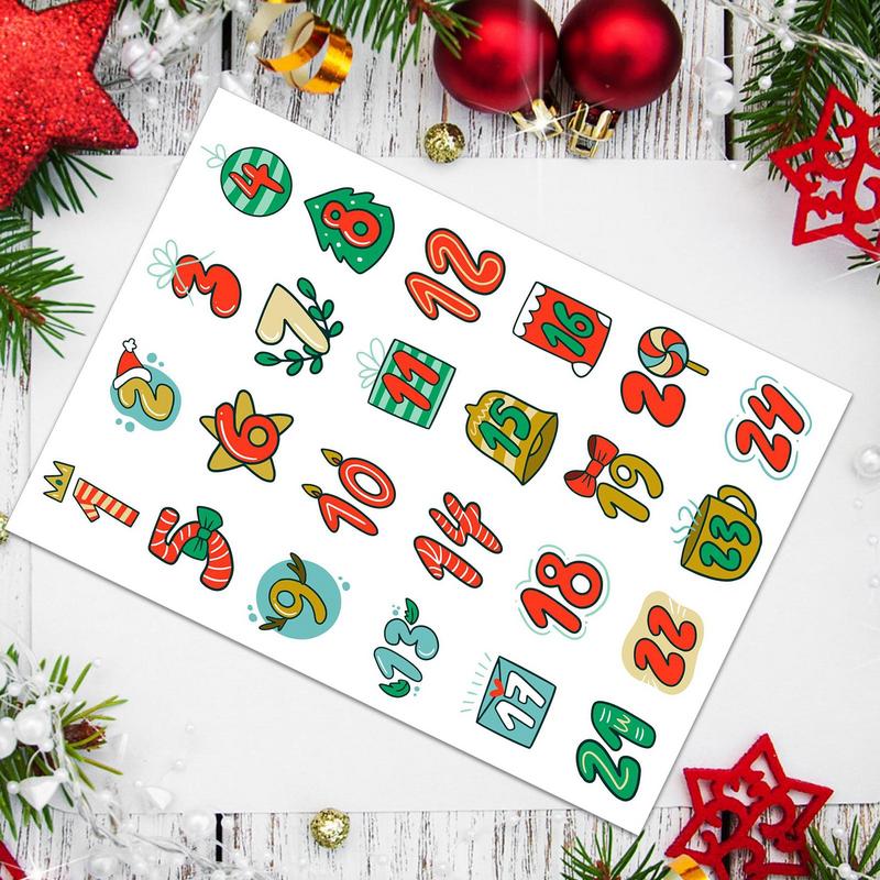 สุขสันต์วันคริสต์มาสสติกเกอร์จ - Advent Calendar Gift บทวิจารณ์และราคา
