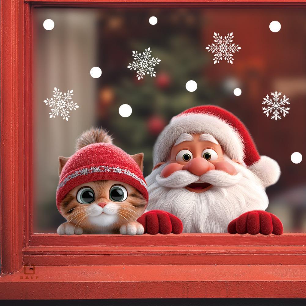 สติ๊กเกอร์ติดกระจกคริสต์มาส 2  - Snowflake Window Decal บทวิจารณ์และราคา