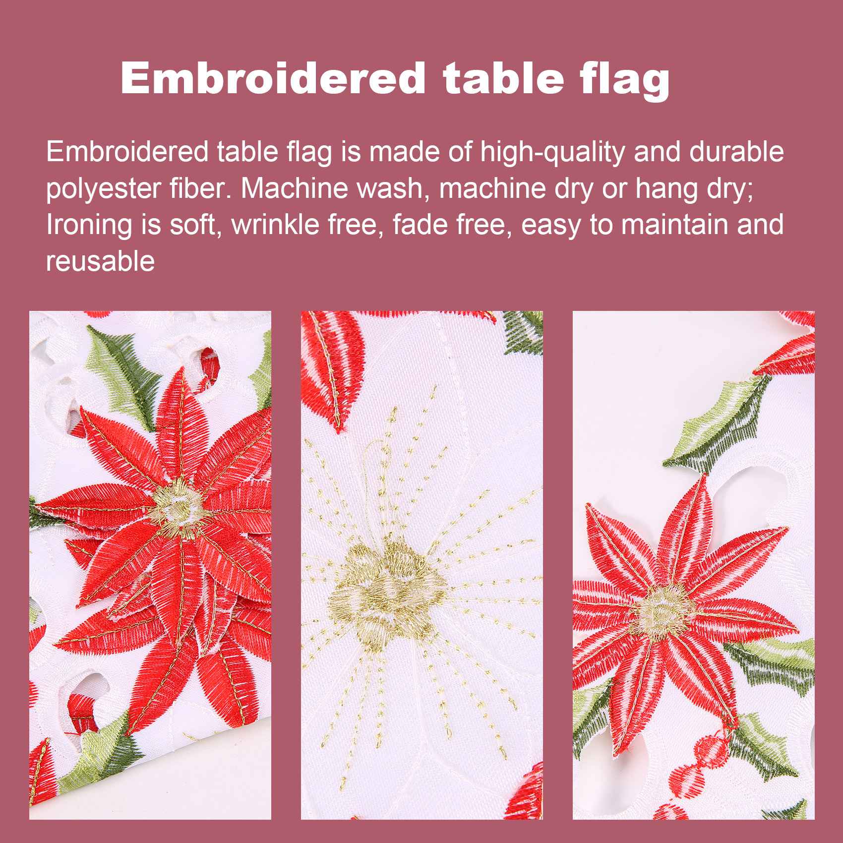 รองชนะเลิศอันดับปักคริสต์มาส,  - Christmas Table Runner บทวิจารณ์และราคา