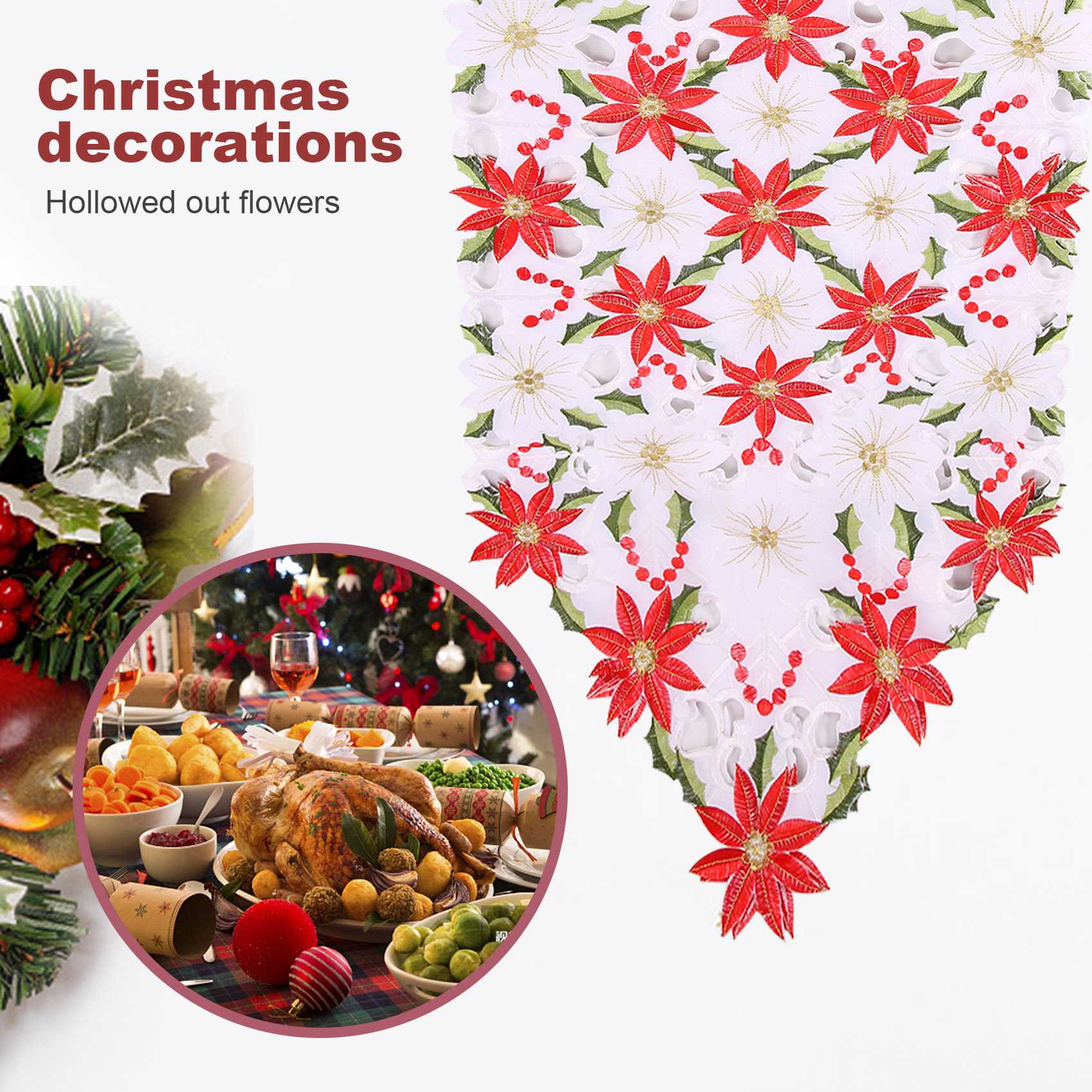 รองชนะเลิศอันดับปักคริสต์มาส,  - Christmas Table Runner บทวิจารณ์และราคา