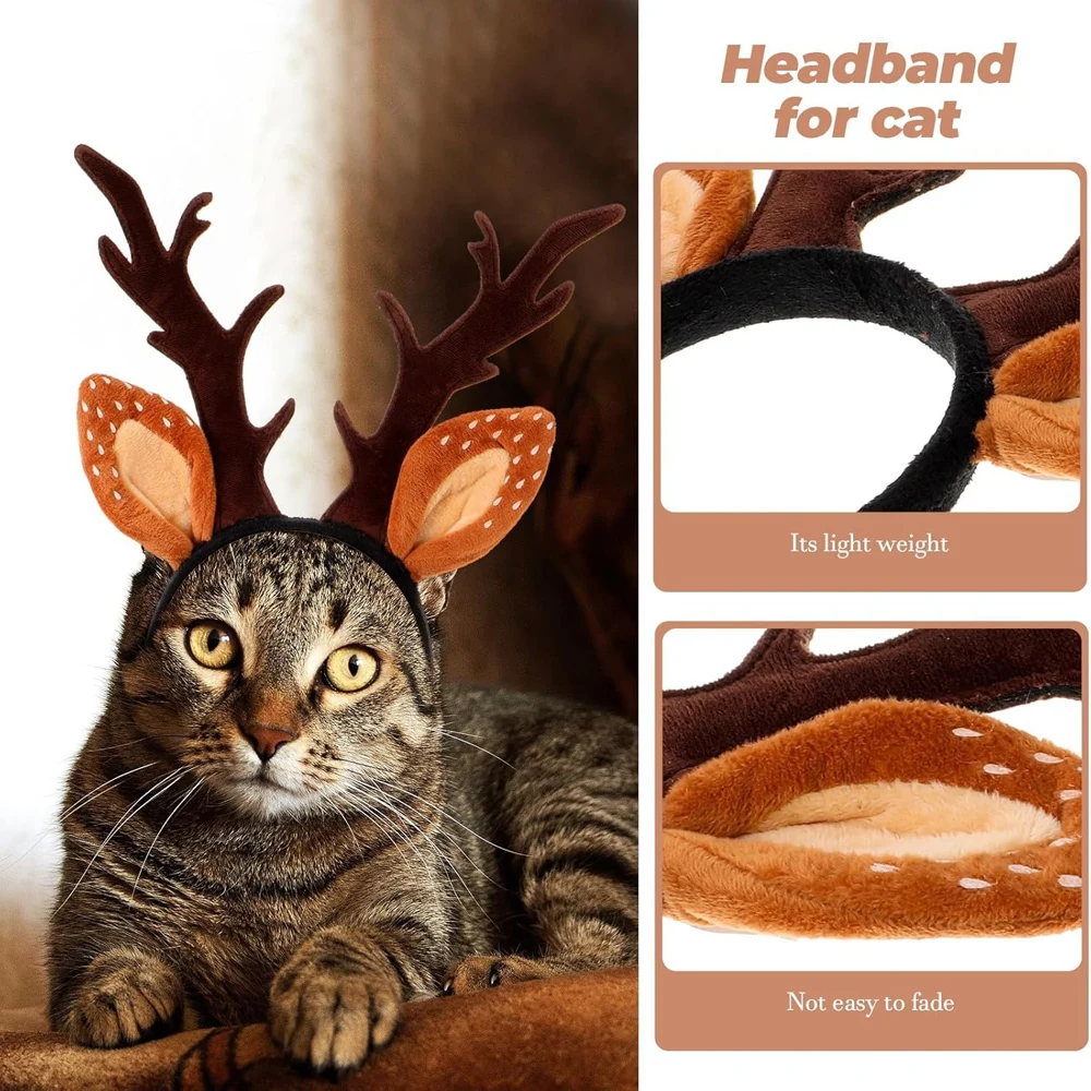ที่คาดผมรูปหัวสุนัข หมวกแฟนซีร - Reindeer Antlers Headband บทวิจารณ์และราคา