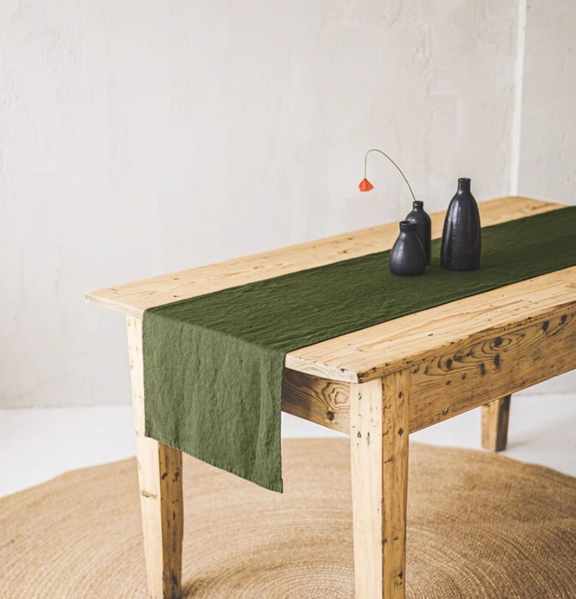 ผ้าปูโต๊ะลินิน 100% ซักแบบ Sto - Christmas Table Runner บทวิจารณ์และราคา