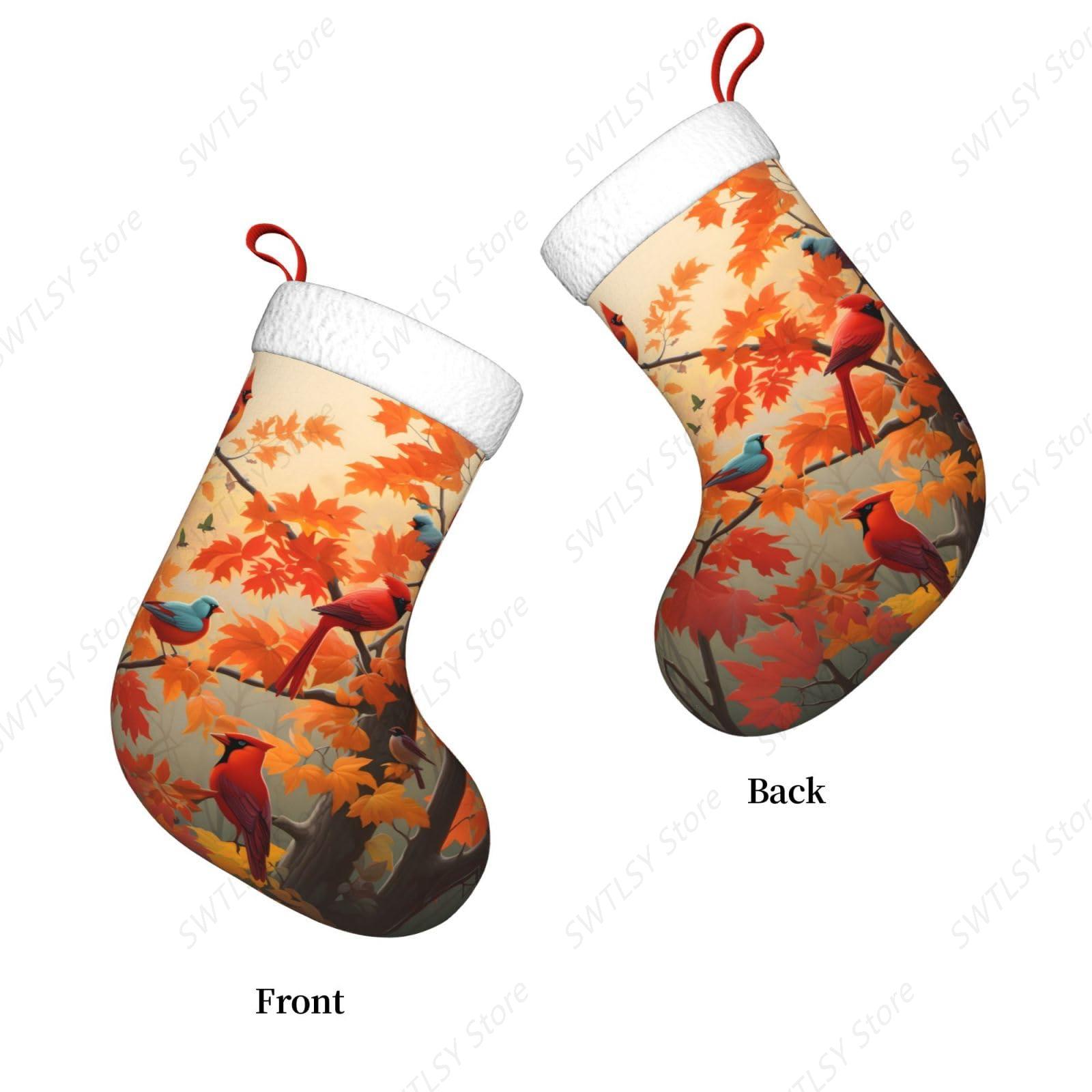 ถุงเท้าคริสต์มาสลายนกคาร์ดินัล - Christmas Stocking Hanging บทวิจารณ์และราคา