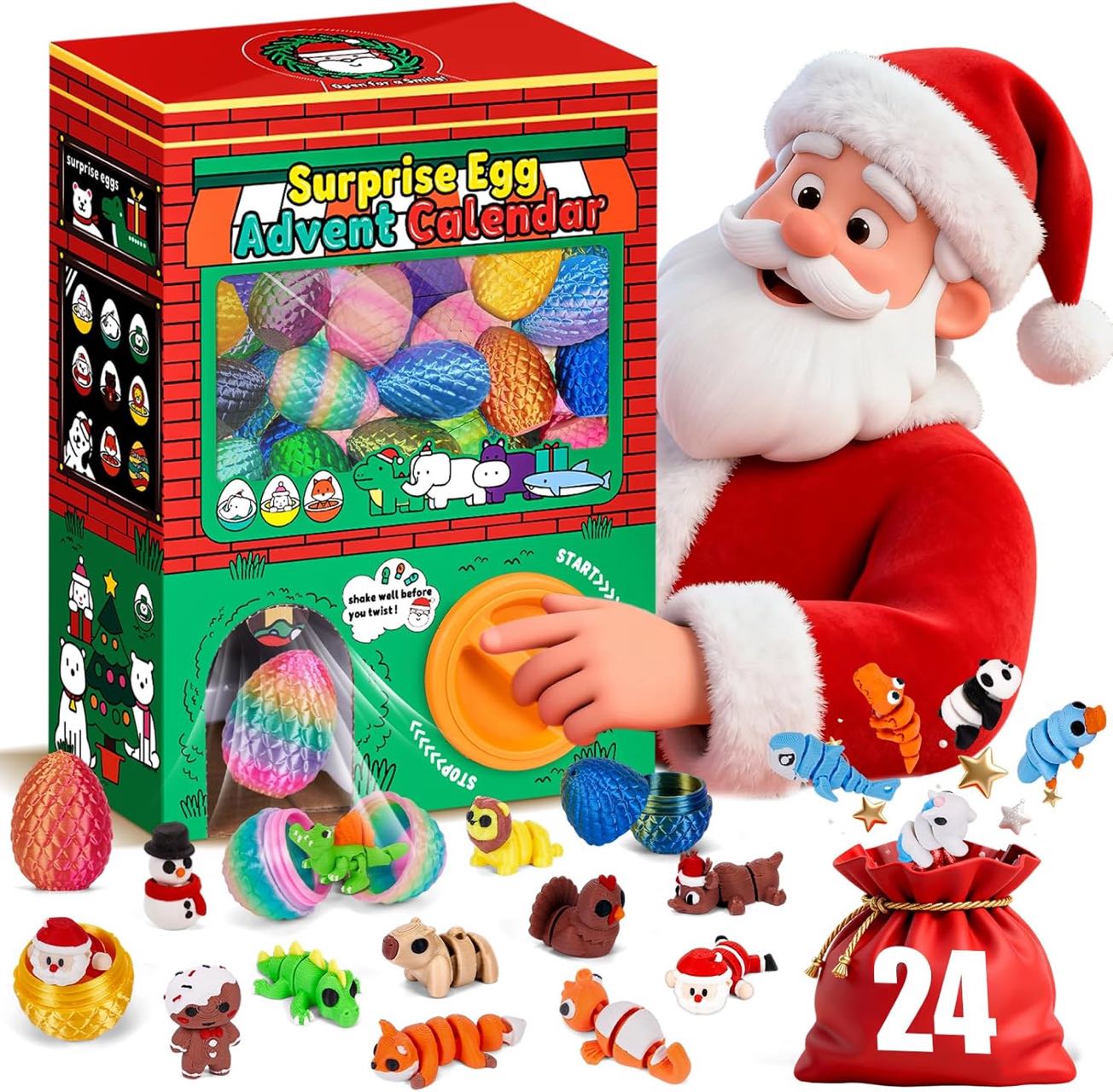 กล่องของขวัญเซอร์ไพรส์ 24 ชิ้น - Advent Calendar Gift บทวิจารณ์และราคา