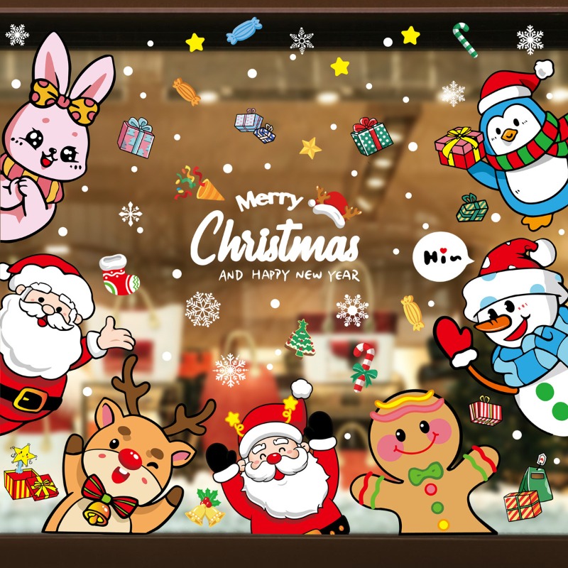 2025 คริสต์มาสตกแต่งสติกเกอร์ห - Snowflake Window Decal บทวิจารณ์และราคา